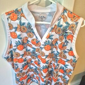 Coral Bay "Florida Orange" Woman's Sleeveless Shirt